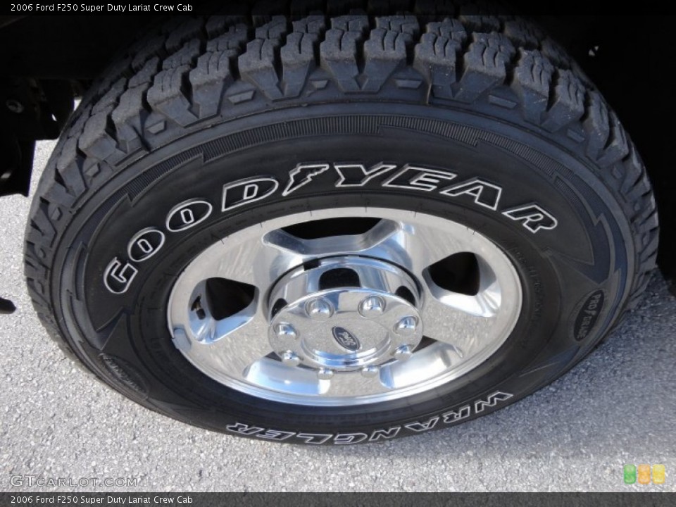 2006 Ford F250 Super Duty Lariat Crew Cab Wheel and Tire Photo #61012669