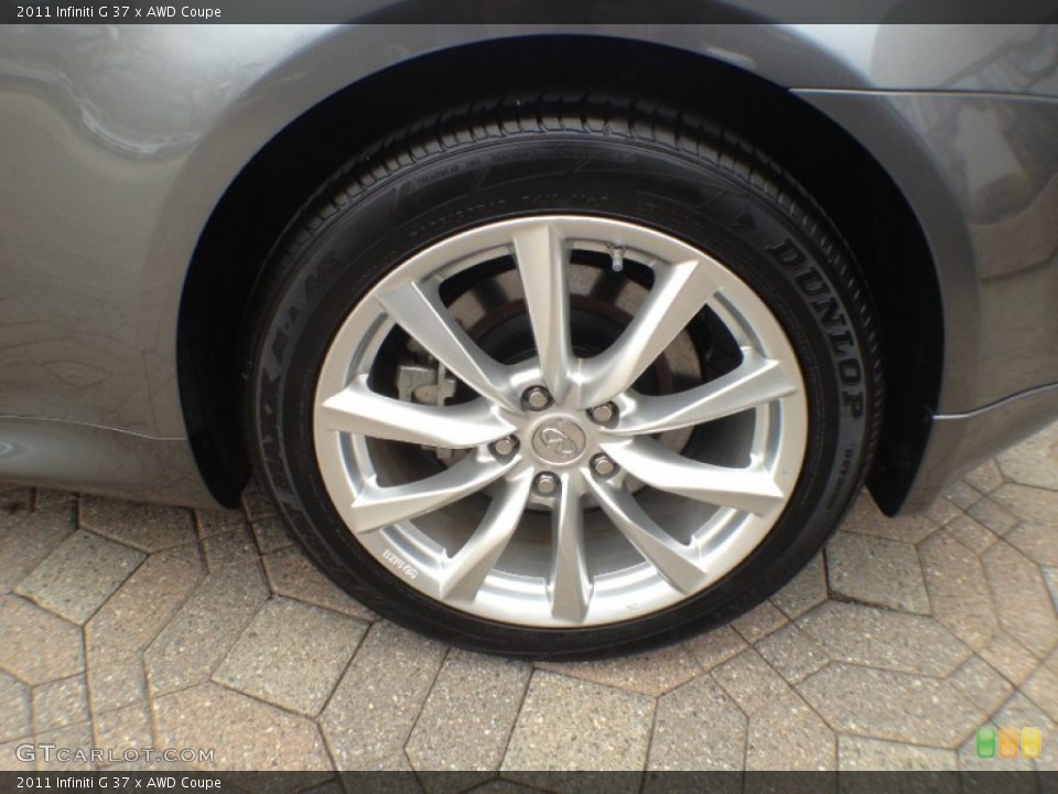 2011 Infiniti G 37 x AWD Coupe Wheel and Tire Photo #61013146