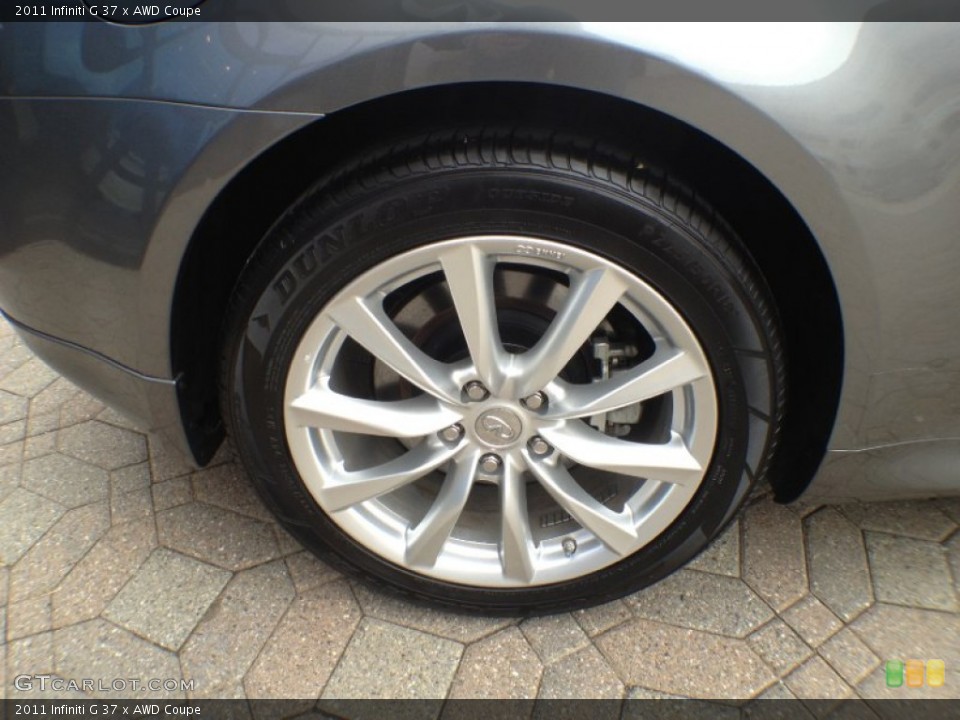 2011 Infiniti G 37 x AWD Coupe Wheel and Tire Photo #61013212