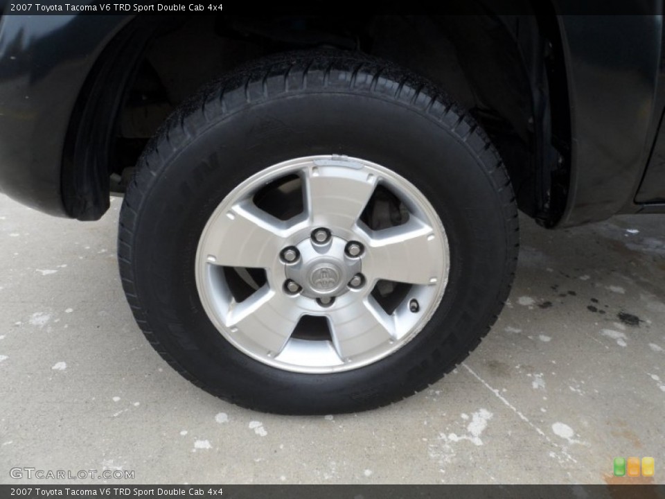 2007 Toyota Tacoma V6 TRD Sport Double Cab 4x4 Wheel and Tire Photo #61015238
