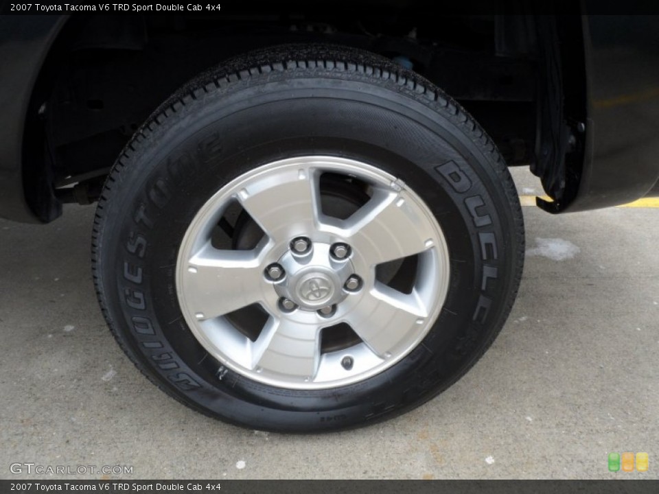 2007 Toyota Tacoma V6 TRD Sport Double Cab 4x4 Wheel and Tire Photo #61015247