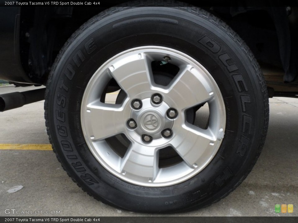 2007 Toyota Tacoma V6 TRD Sport Double Cab 4x4 Wheel and Tire Photo #61015258