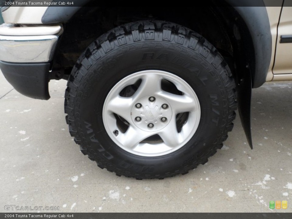 2004 Toyota Tacoma Regular Cab 4x4 Wheel and Tire Photo #61015975