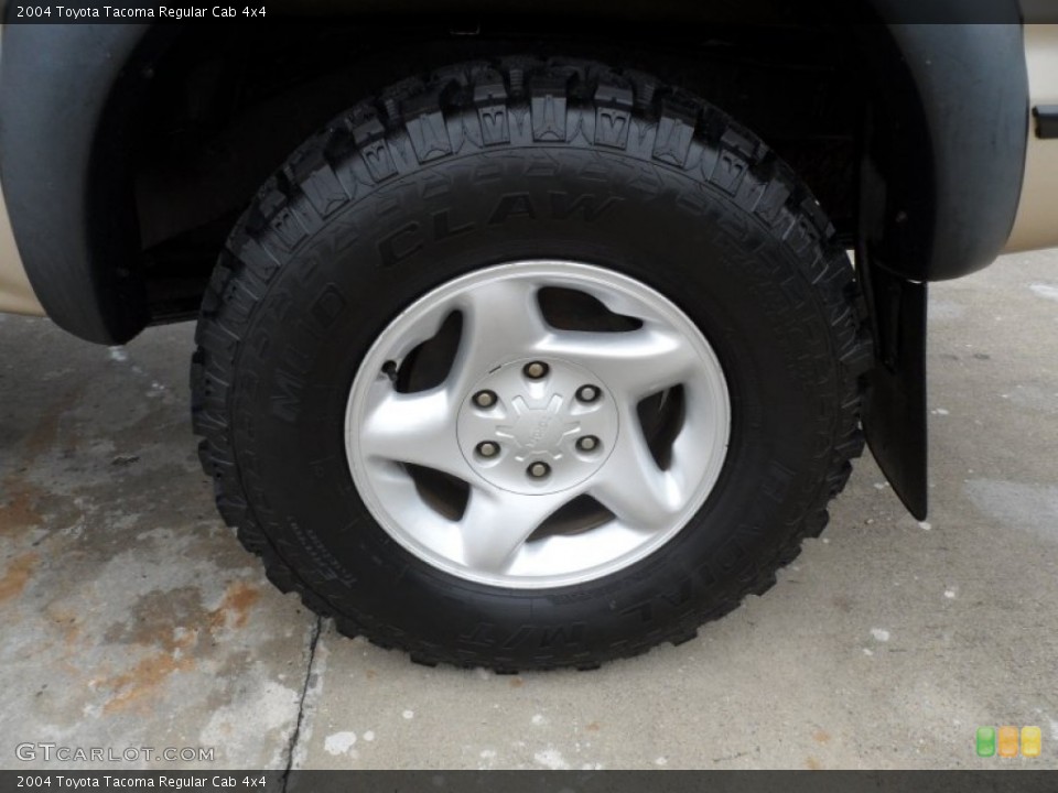 2004 Toyota Tacoma Regular Cab 4x4 Wheel and Tire Photo #61015984