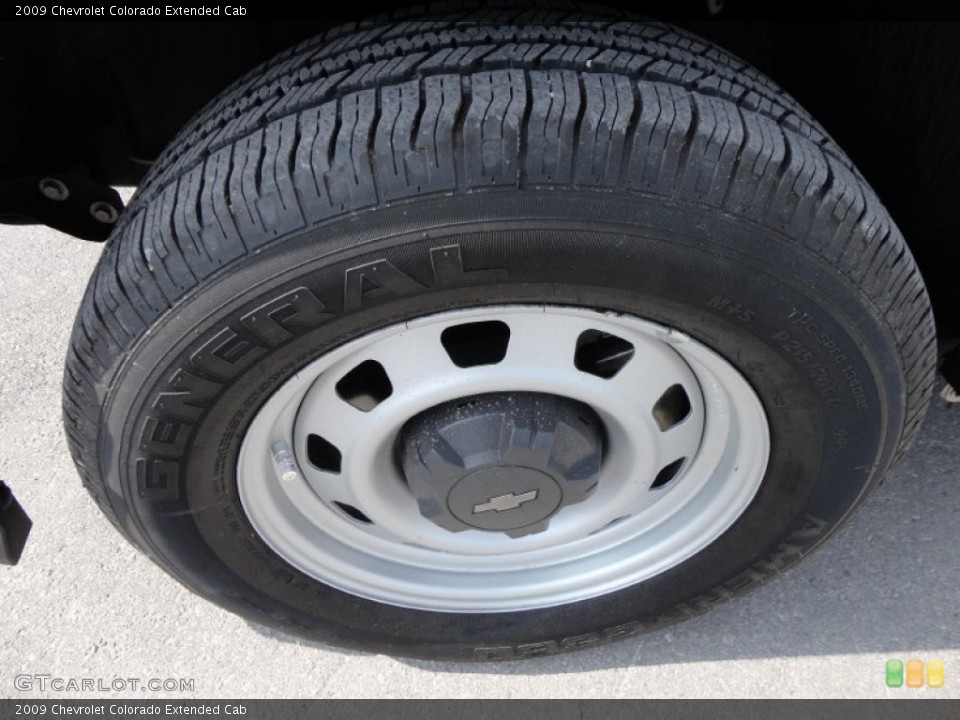 2009 Chevrolet Colorado Extended Cab Wheel and Tire Photo #61016023