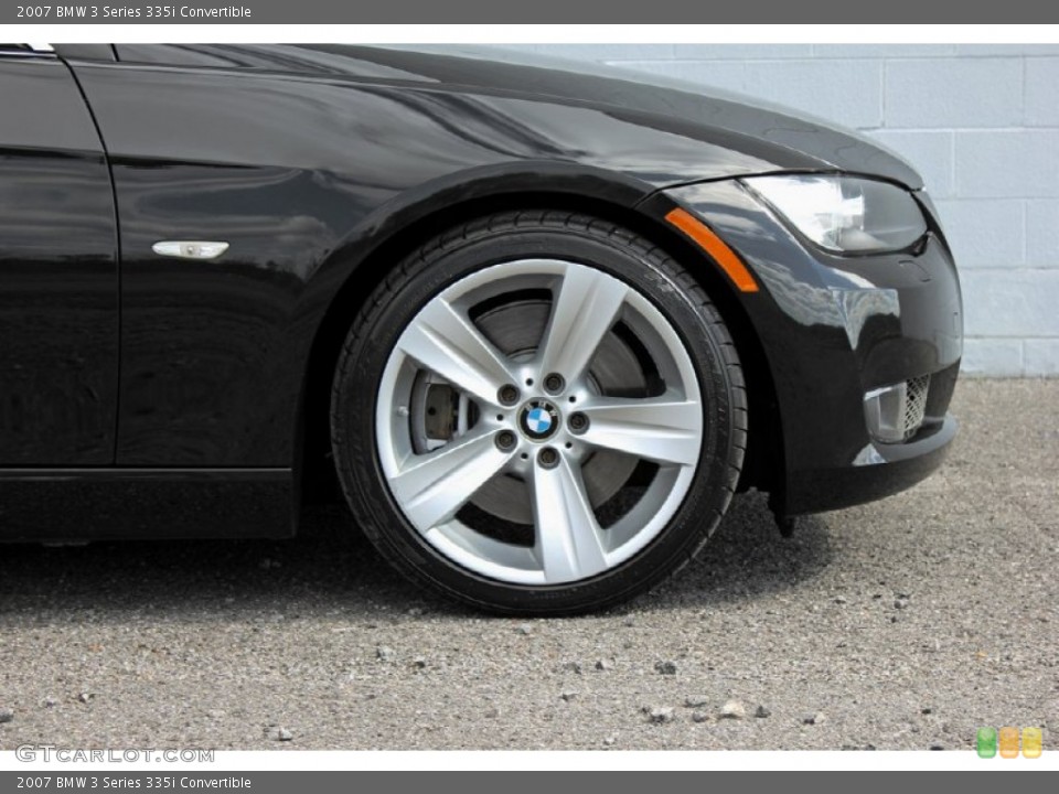 2007 BMW 3 Series 335i Convertible Wheel and Tire Photo #61016674