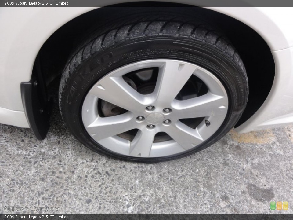 2009 Subaru Legacy 2.5 GT Limited Wheel and Tire Photo #61017742