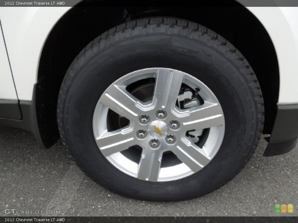 2012 Chevrolet Traverse LT AWD Wheel and Tire Photo #61019806