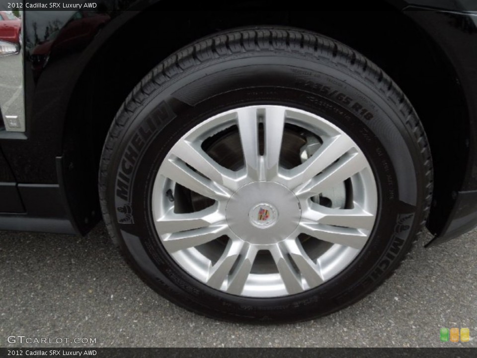 2012 Cadillac SRX Luxury AWD Wheel and Tire Photo #61020747