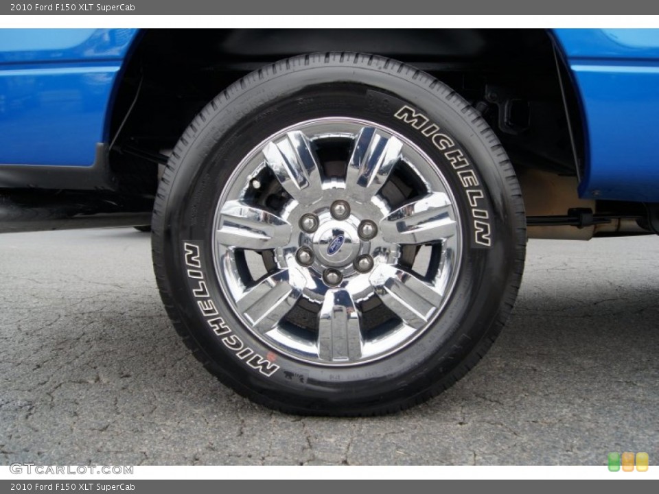 2010 Ford F150 XLT SuperCab Wheel and Tire Photo #61025575