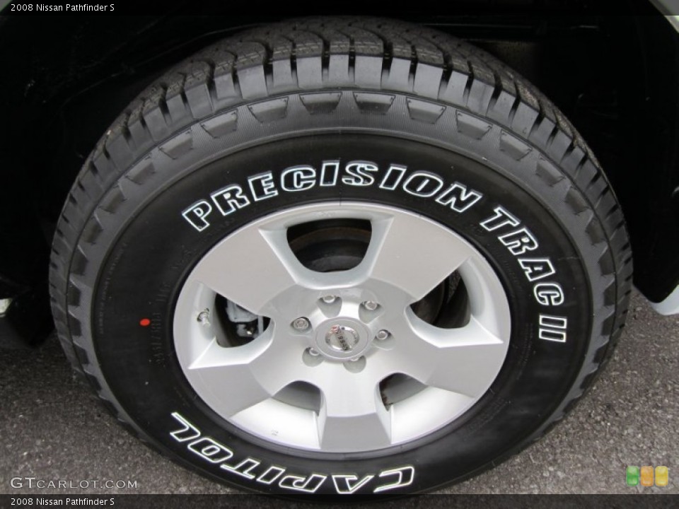 2008 Nissan Pathfinder S Wheel and Tire Photo #61028996 | GTCarLot.com