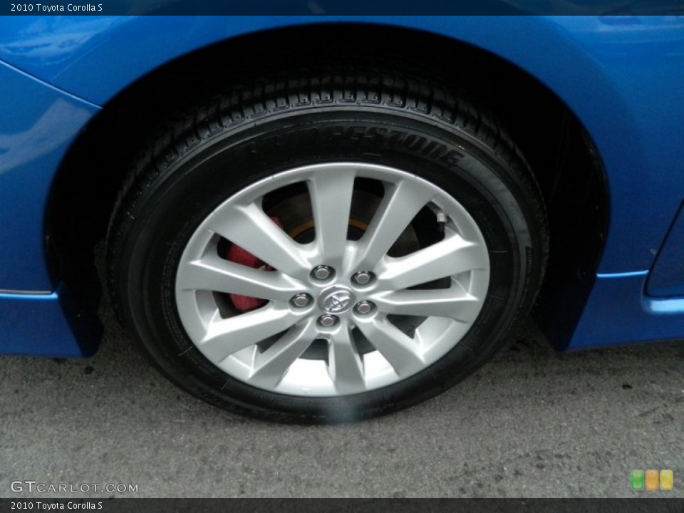 2010 Toyota Corolla S Wheel and Tire Photo #61032094