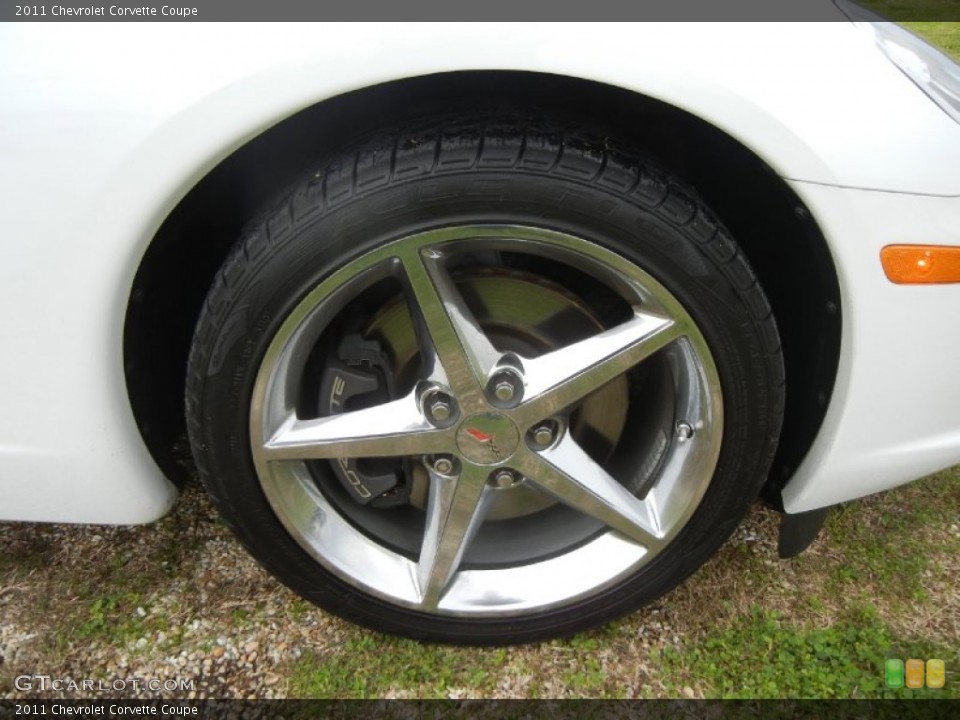 2011 Chevrolet Corvette Coupe Wheel and Tire Photo #61035745