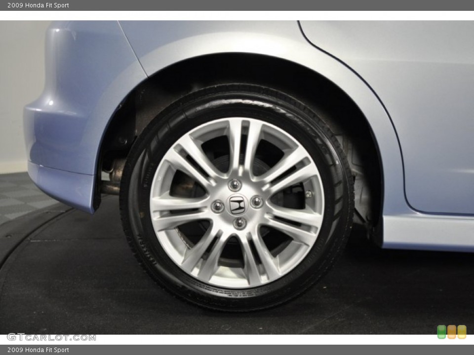 2009 Honda Fit Sport Wheel and Tire Photo #61045852