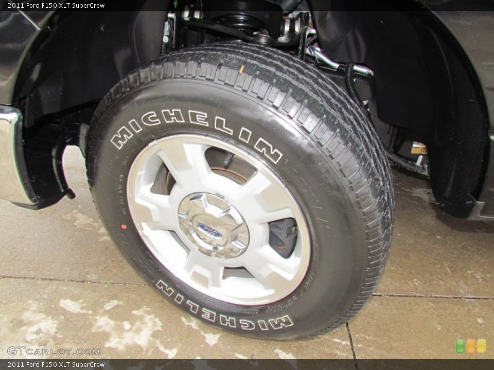 2011 Ford F150 XLT SuperCrew Wheel and Tire Photo #61050727