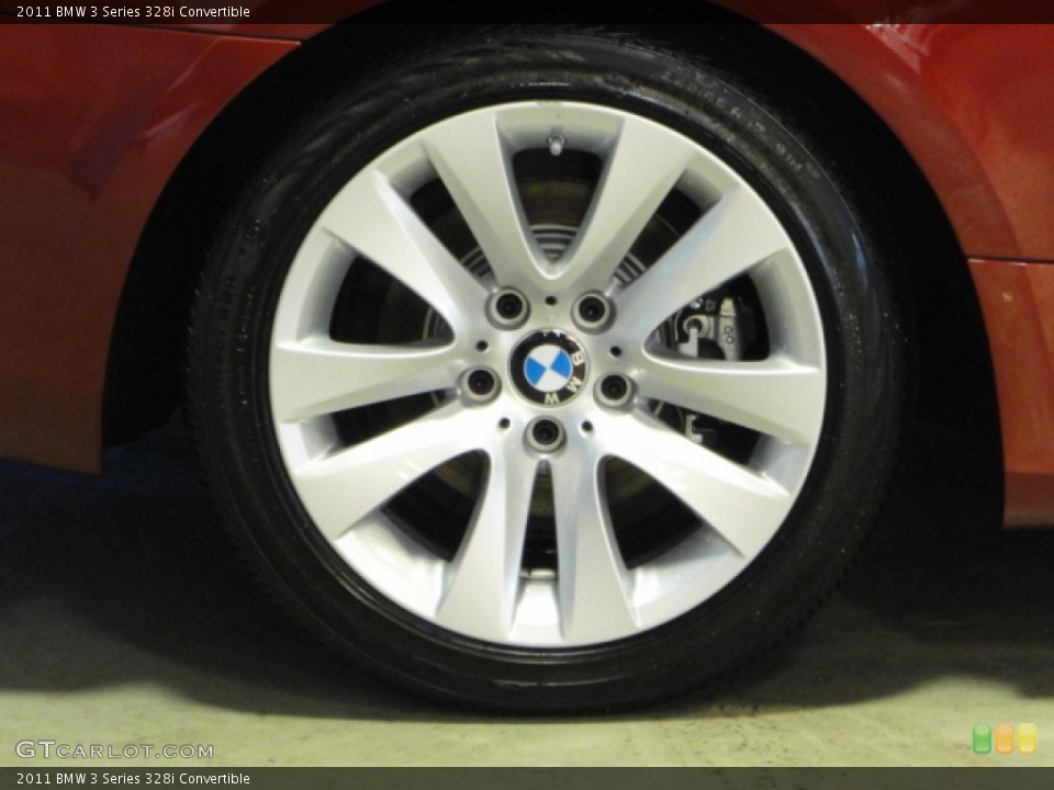 2011 BMW 3 Series 328i Convertible Wheel and Tire Photo #61058047