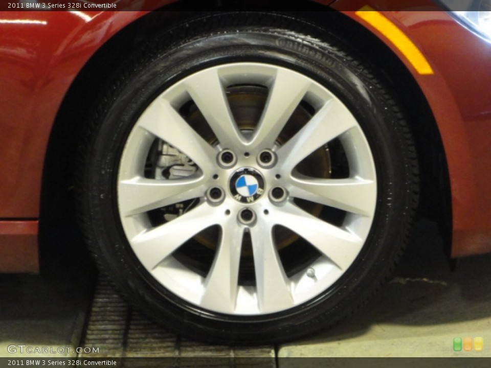 2011 BMW 3 Series 328i Convertible Wheel and Tire Photo #61058056