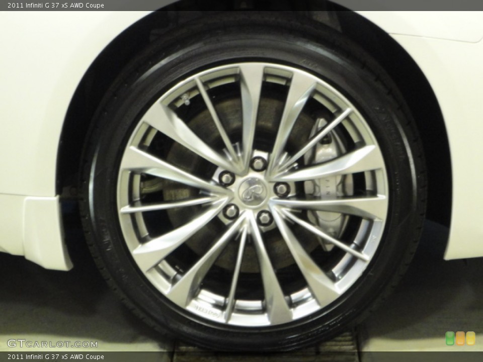 2011 Infiniti G 37 xS AWD Coupe Wheel and Tire Photo #61060459