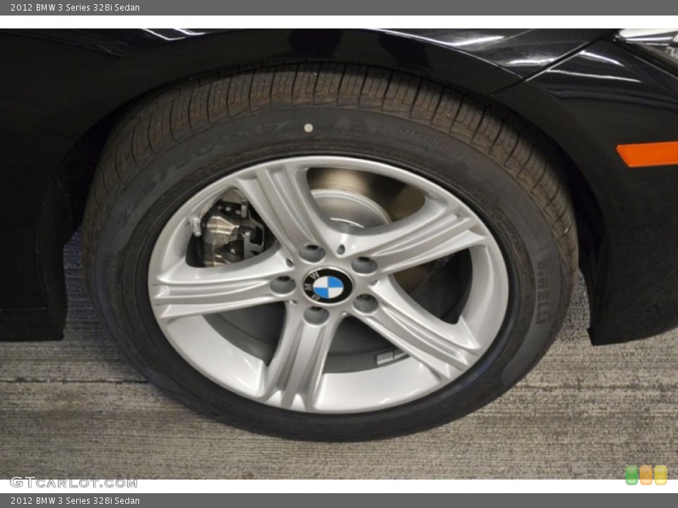 2012 BMW 3 Series 328i Sedan Wheel and Tire Photo #61061713