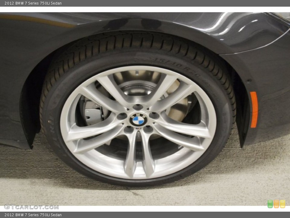 2012 BMW 7 Series 750Li Sedan Wheel and Tire Photo #61062274