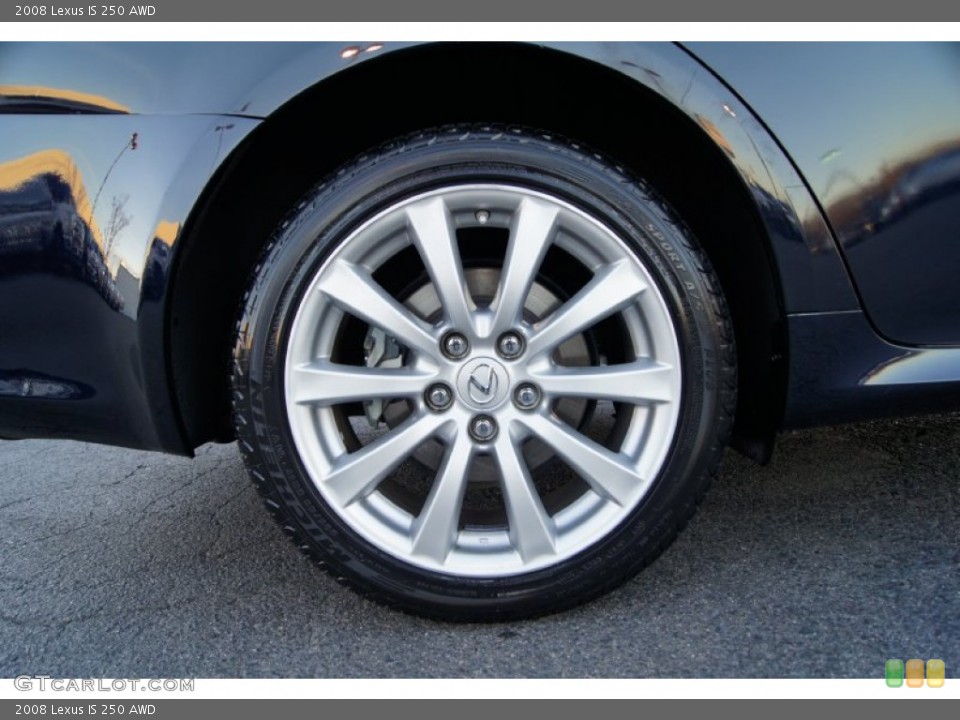 2008 Lexus IS 250 AWD Wheel and Tire Photo #61070803