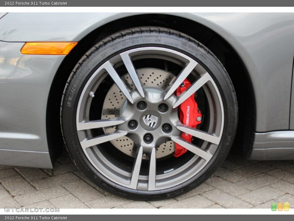 2012 Porsche 911 Turbo Cabriolet Wheel and Tire Photo #61071988