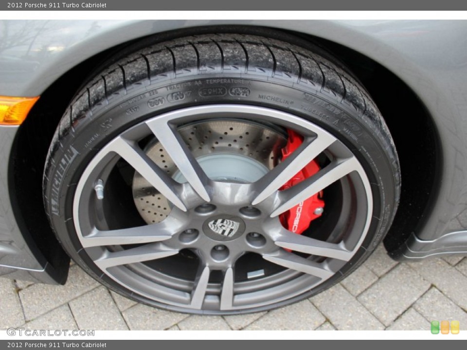 2012 Porsche 911 Turbo Cabriolet Wheel and Tire Photo #61071994
