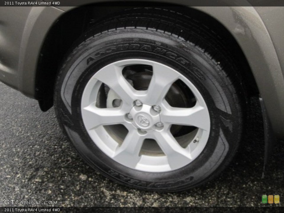 2011 Toyota RAV4 Limited 4WD Wheel and Tire Photo #61077726
