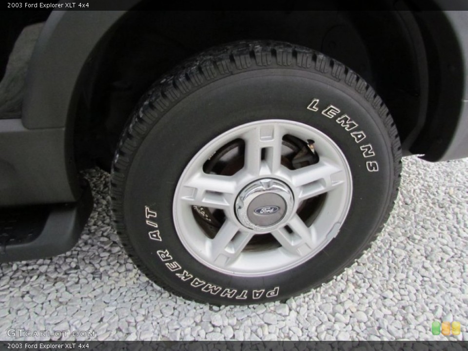 2003 Ford Explorer XLT 4x4 Wheel and Tire Photo #61080166