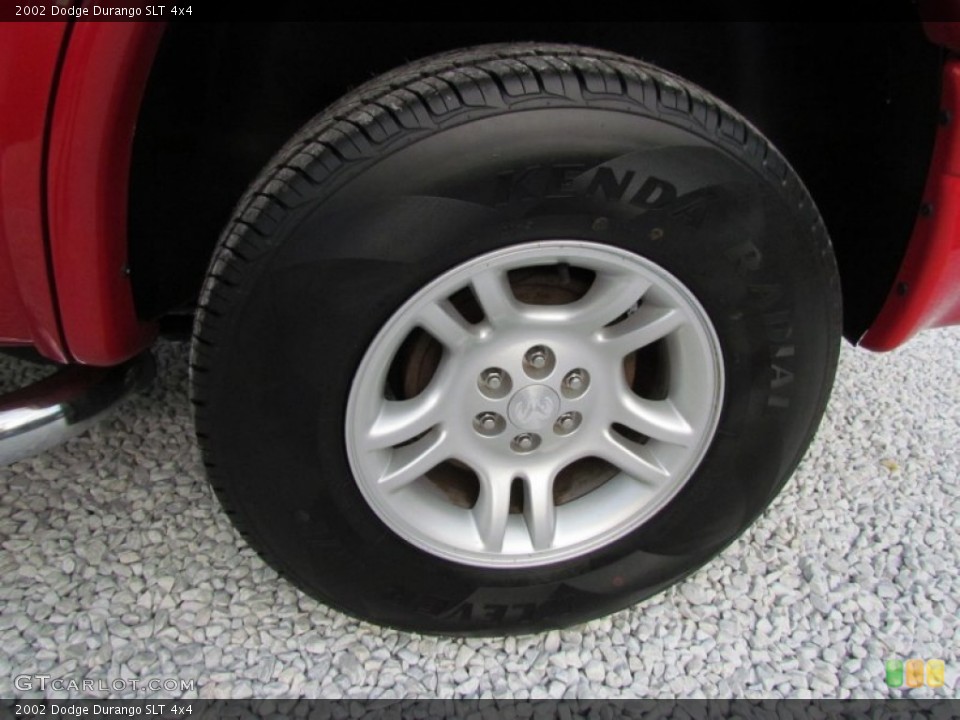 2002 Dodge Durango SLT 4x4 Wheel and Tire Photo #61080448