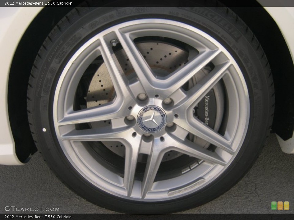 2012 Mercedes-Benz E 550 Cabriolet Wheel and Tire Photo #61082572