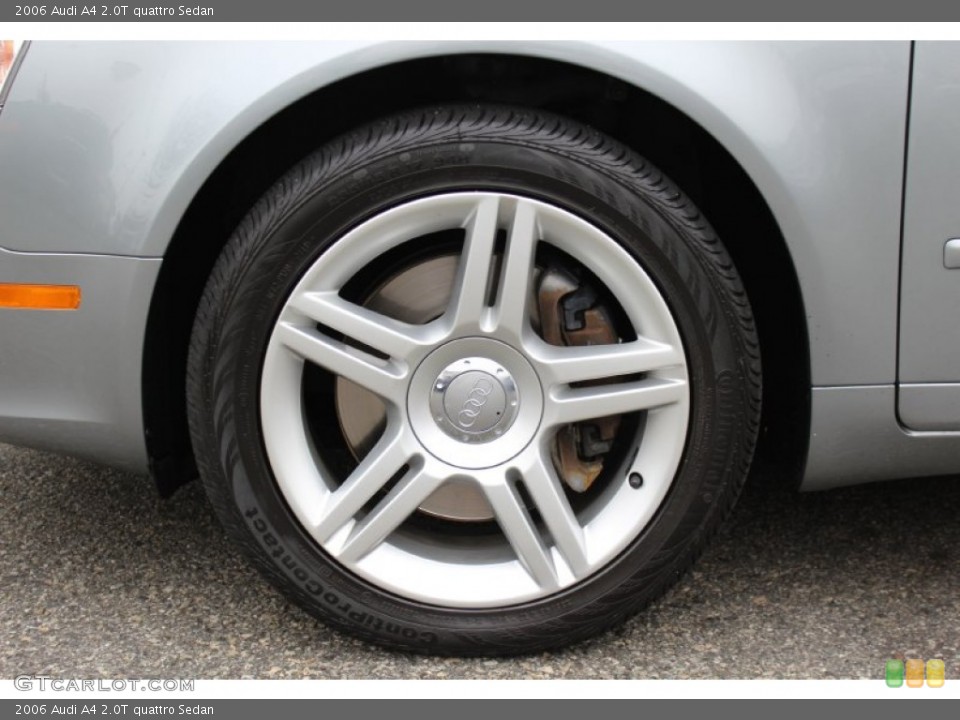 2006 Audi A4 2.0T quattro Sedan Wheel and Tire Photo #61089044