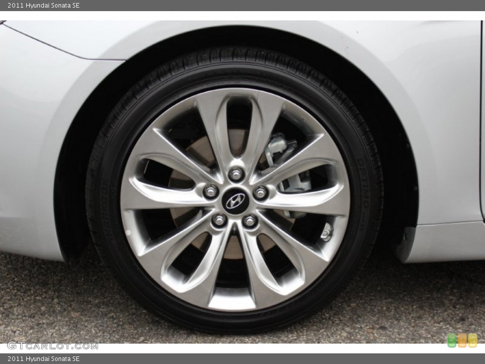 2011 Hyundai Sonata SE Wheel and Tire Photo #61089322