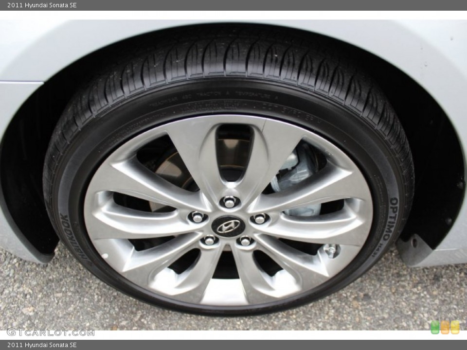 2011 Hyundai Sonata SE Wheel and Tire Photo #61089332