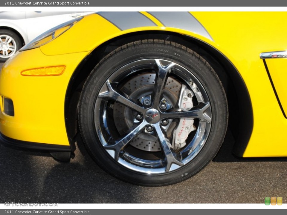 2011 Chevrolet Corvette Grand Sport Convertible Wheel and Tire Photo #61089559