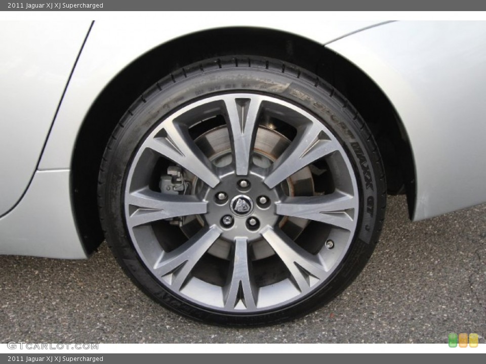 2011 Jaguar XJ XJ Supercharged Wheel and Tire Photo #61091615