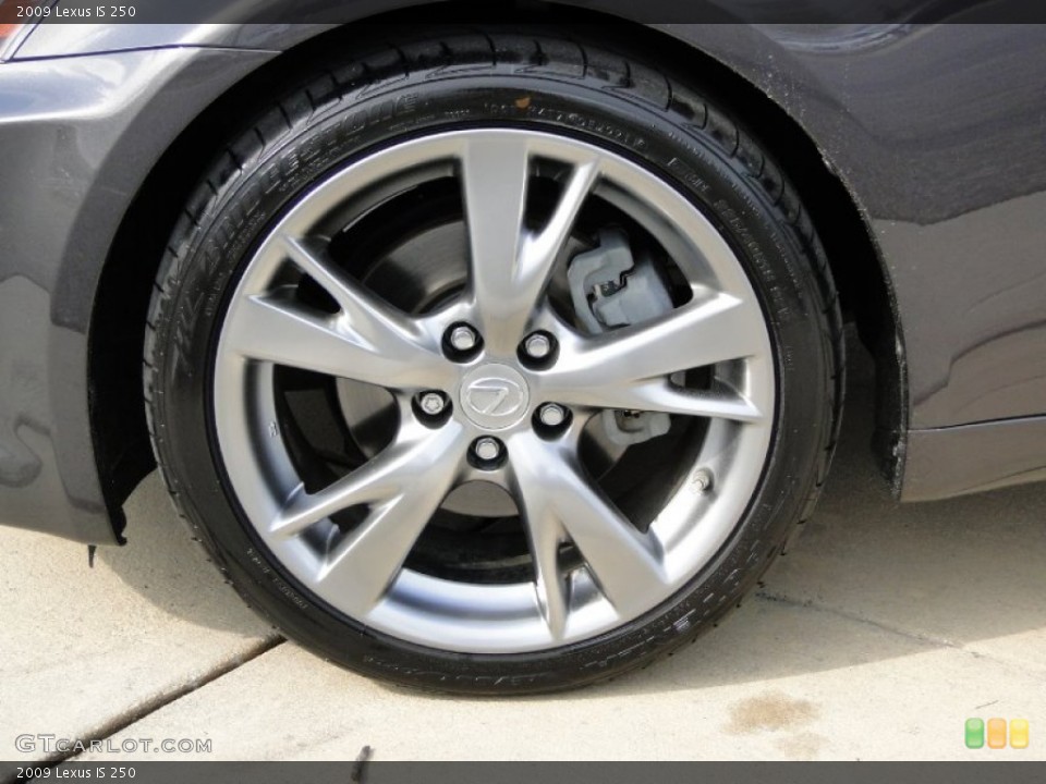 2009 Lexus IS 250 Wheel and Tire Photo #61102256