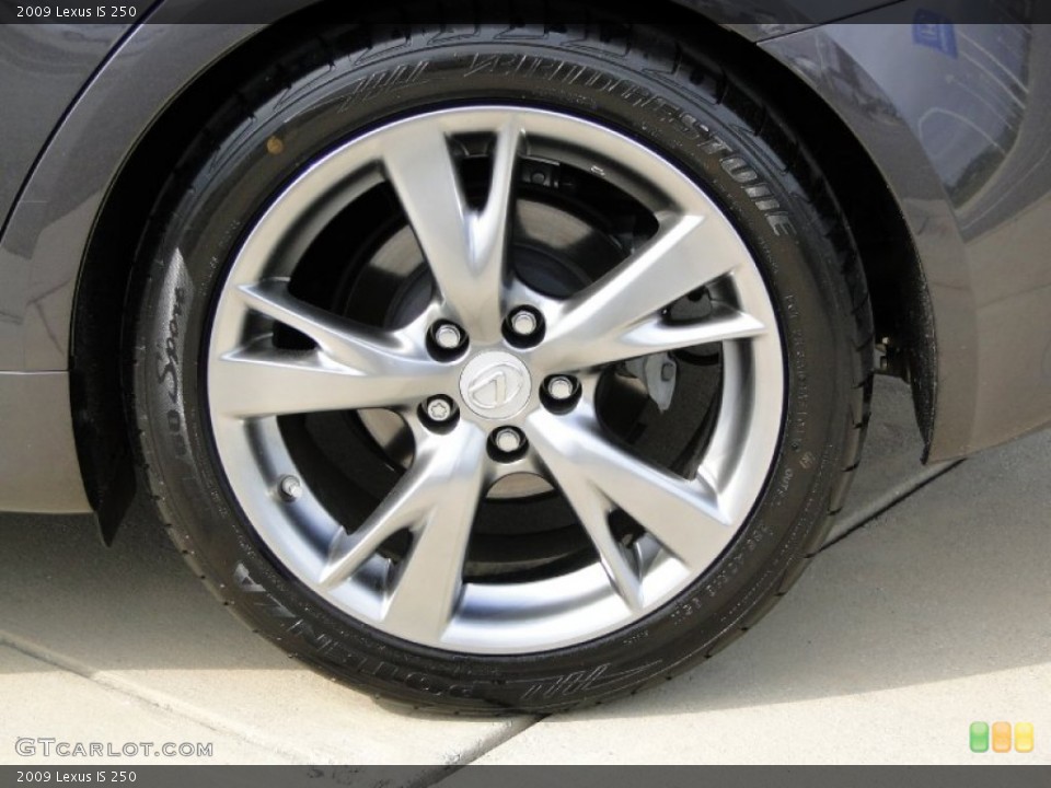 2009 Lexus IS 250 Wheel and Tire Photo #61102262
