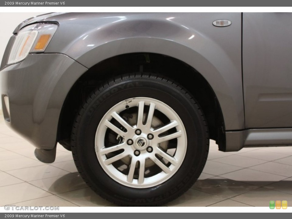 2009 Mercury Mariner Premier V6 Wheel and Tire Photo #61108246