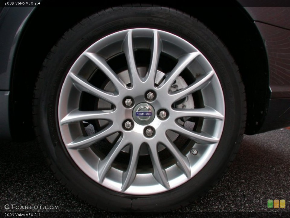 2009 Volvo V50 2.4i Wheel and Tire Photo #61116551