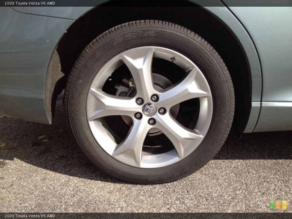 2009 Toyota Venza V6 AWD Wheel and Tire Photo #61126844