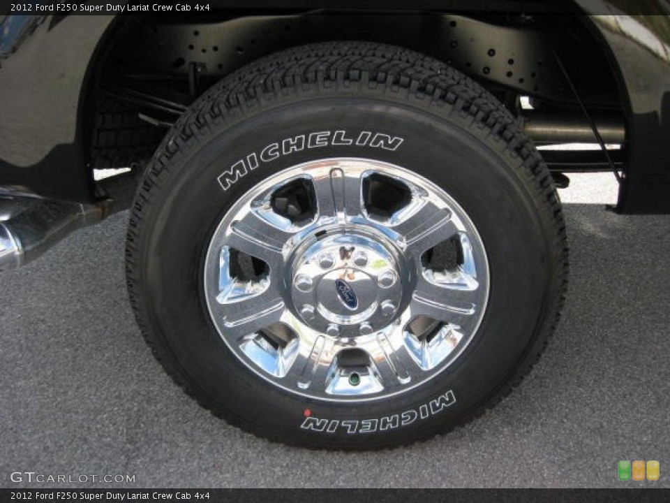 2012 Ford F250 Super Duty Lariat Crew Cab 4x4 Wheel and Tire Photo #61128233