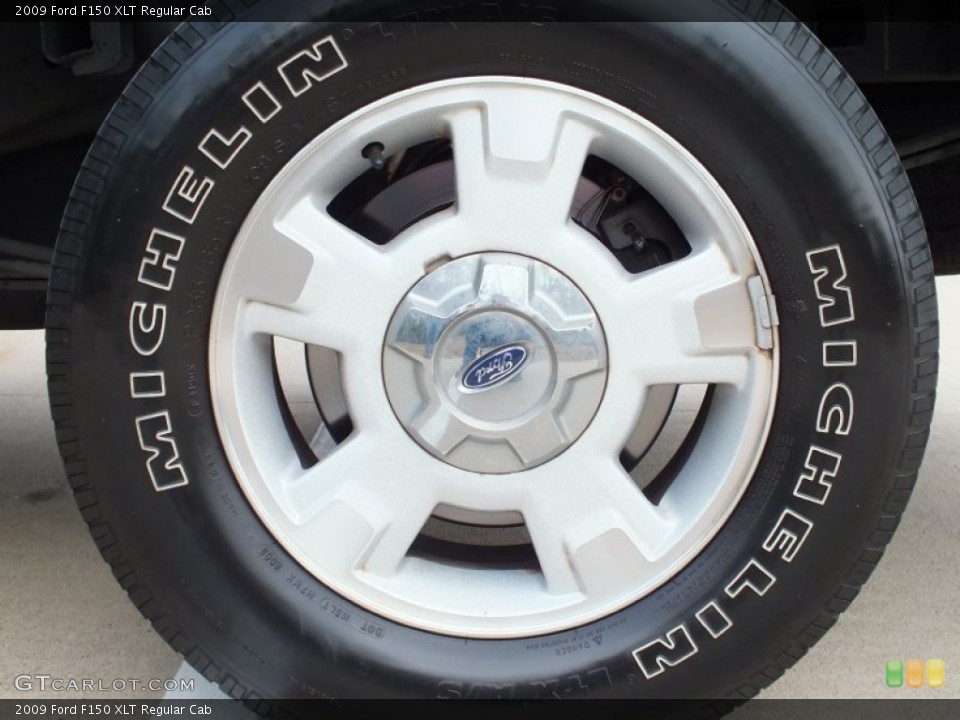 2009 Ford F150 XLT Regular Cab Wheel and Tire Photo #61128674
