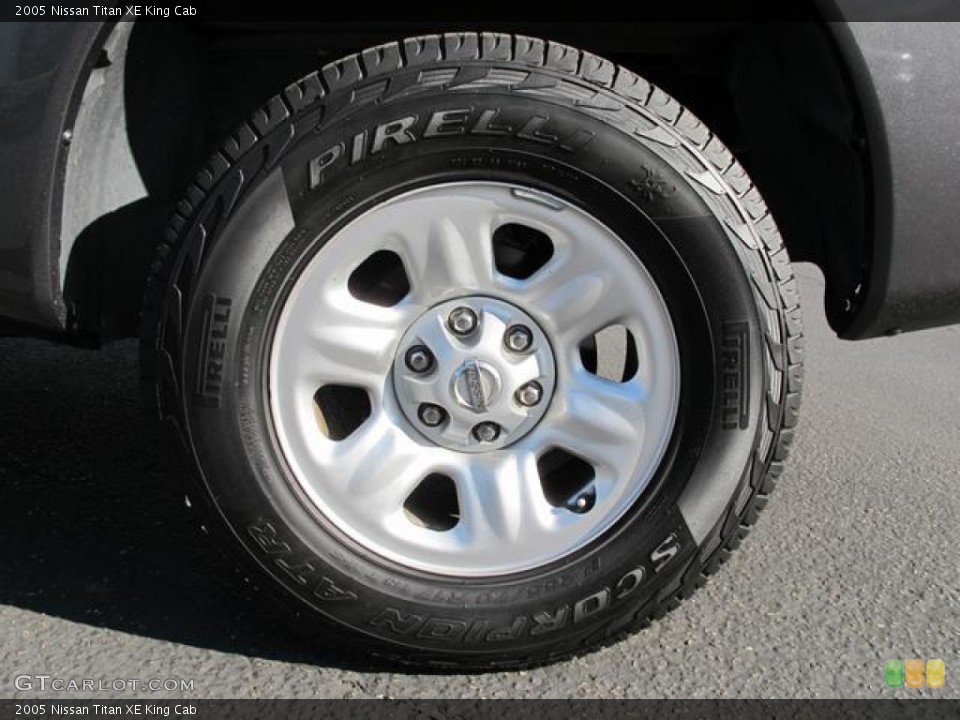 2005 Nissan Titan XE King Cab Wheel and Tire Photo #61128680