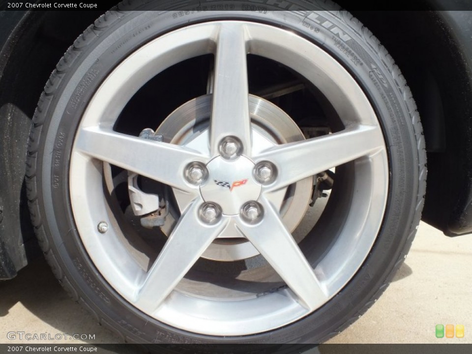 2007 Chevrolet Corvette Coupe Wheel and Tire Photo #61128861