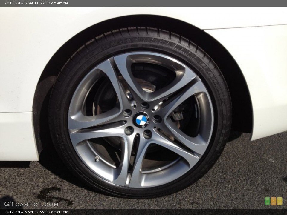 2012 BMW 6 Series 650i Convertible Wheel and Tire Photo #61131929