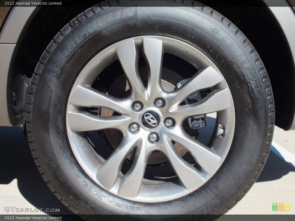 2012 Hyundai Veracruz Limited Wheel and Tire Photo #61136699