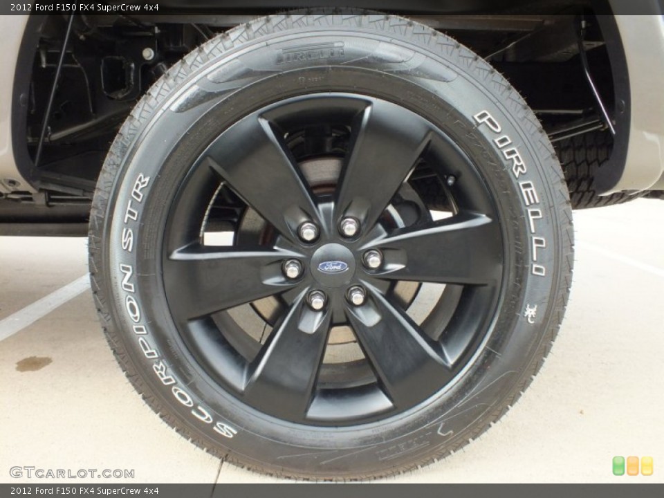 2012 Ford F150 FX4 SuperCrew 4x4 Wheel and Tire Photo #61137065