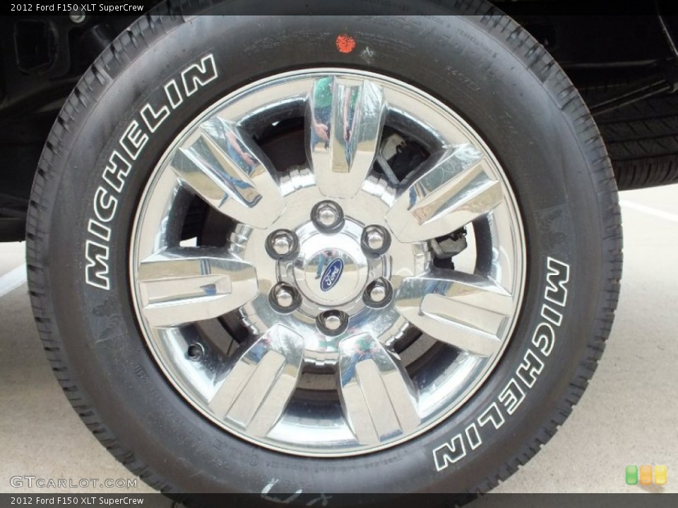 2012 Ford F150 XLT SuperCrew Wheel and Tire Photo #61138346