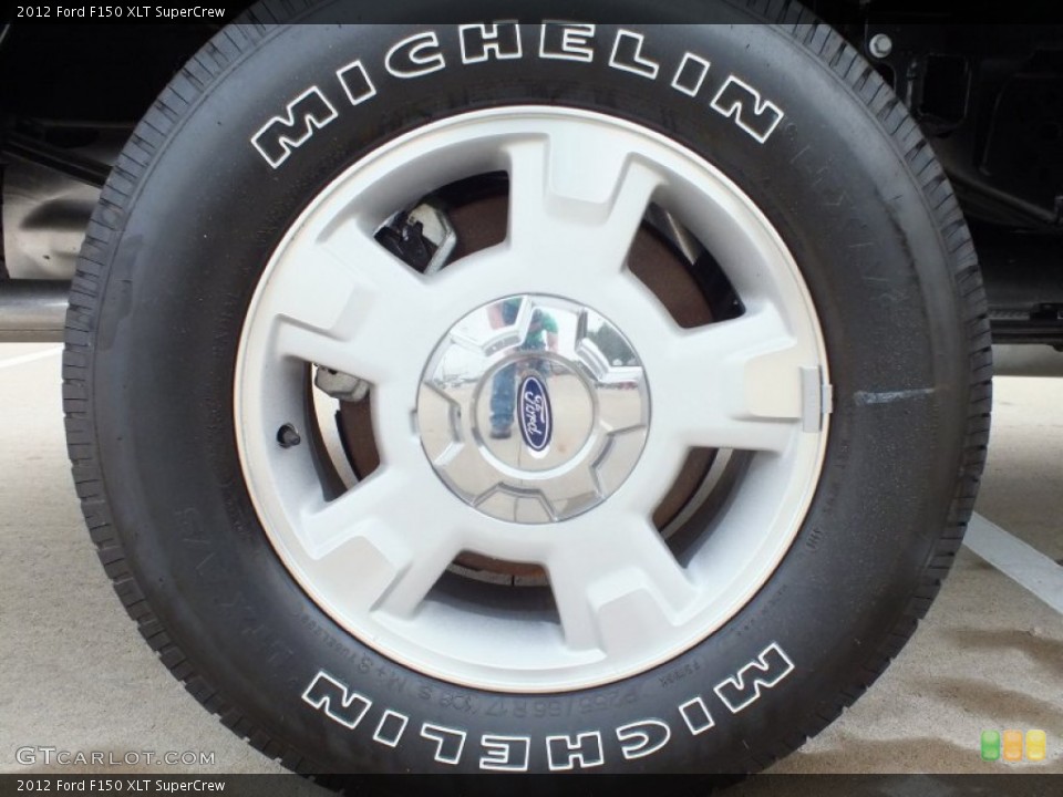 2012 Ford F150 XLT SuperCrew Wheel and Tire Photo #61139088